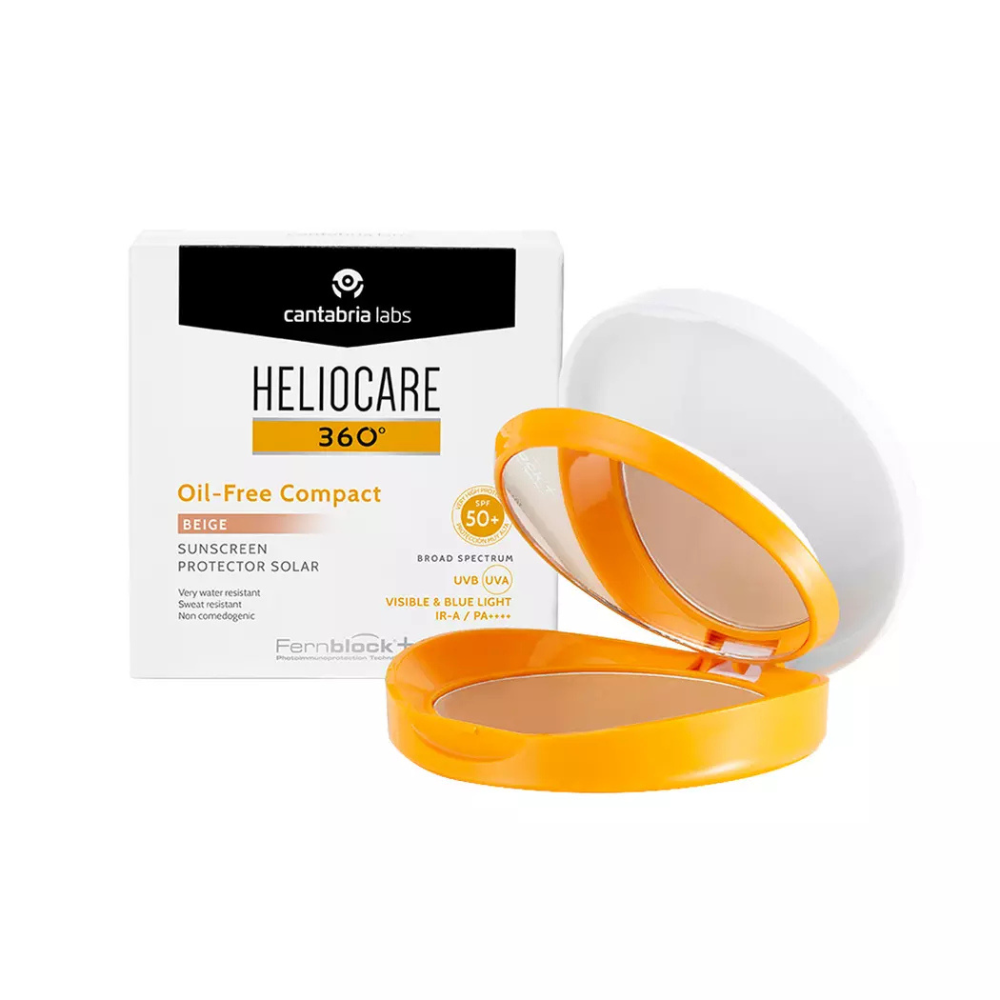 Heliocare 360 Compacto Oil-Free SPF 50 Beige Cantabria Labs