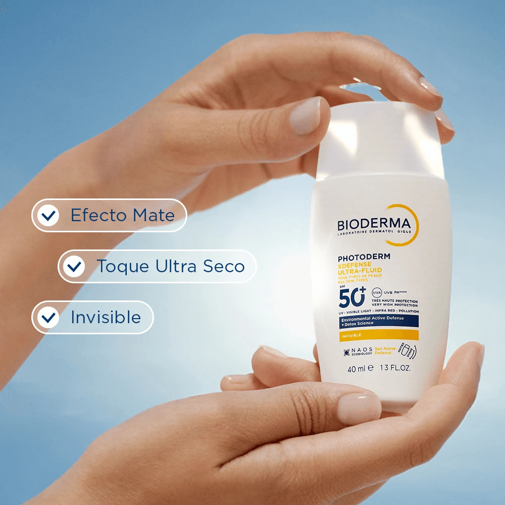 Photoderm Xdefense Ultra Fluid SPF 50+ Invisible Bioderma - Image 3